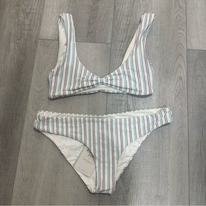 L*Space x Becca Tilley Striped Bikini